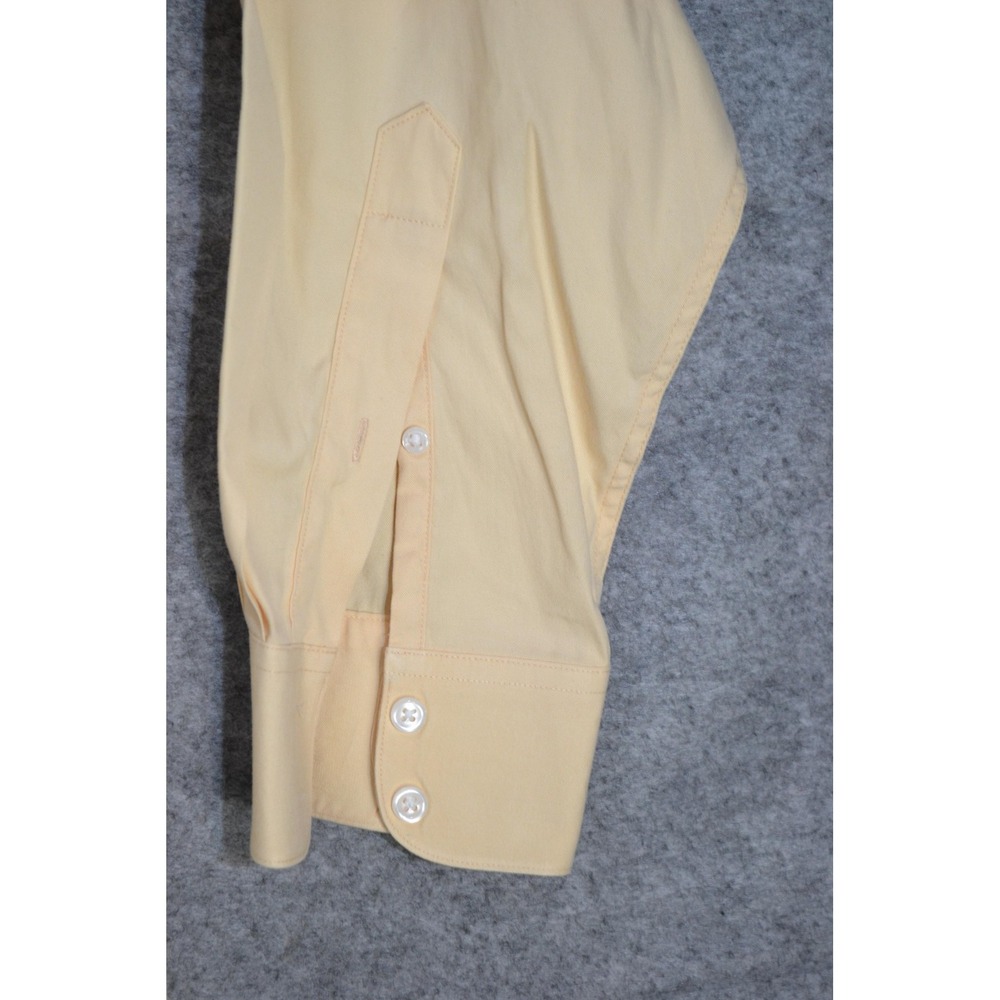 VTG Lucchese Classics Shirt Mens XL Yellow Western‎ Cowboy Button Up Long Sleeve - Picture 2 of 16